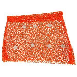 Unbranded Swim Floral Knit Orange Bottoms Size Small